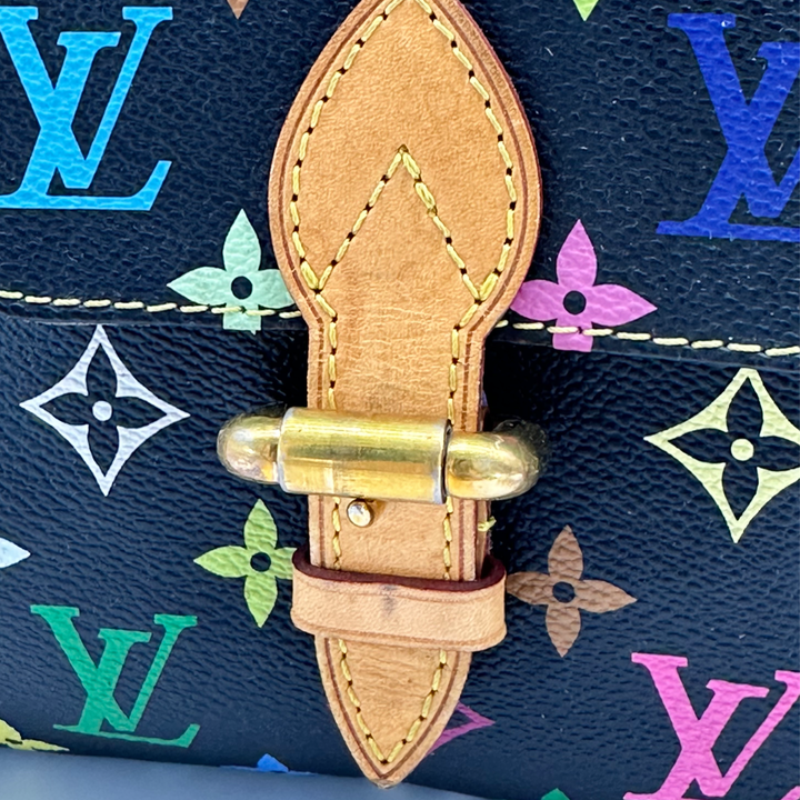 Pre-Owned Louis Vuitton Monogram Multicolor Priscilla Top Handbag Bag