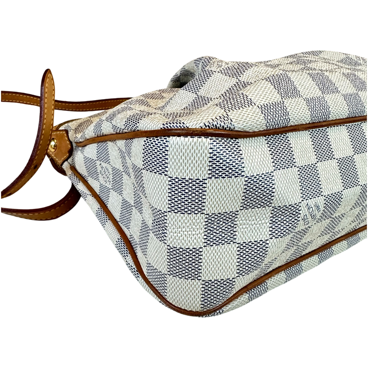 Pre-Owned Louis Vuitton Damier Azur Siracusa PM Crossbody