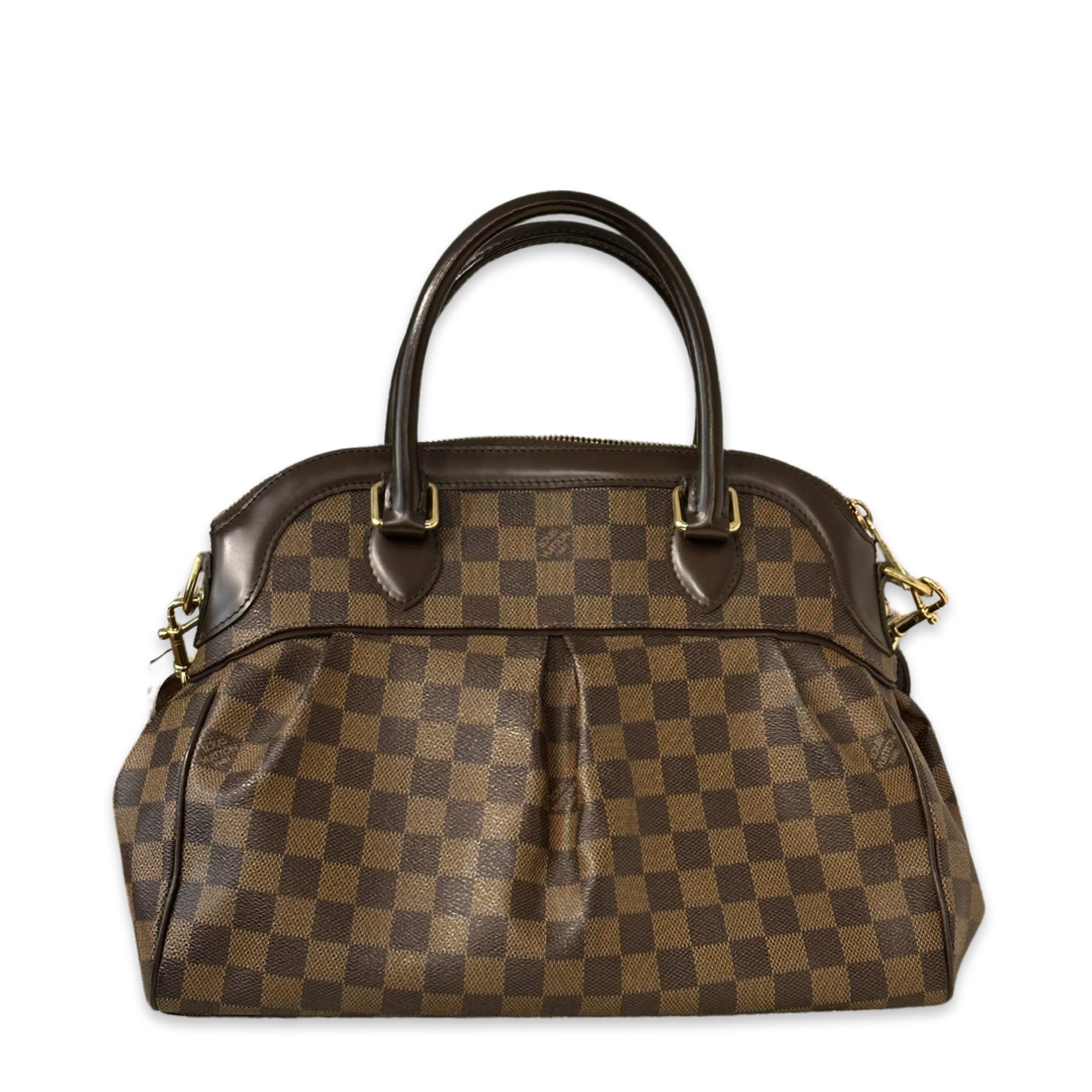 Pre-Owned Louis Vuitton Damier Ebene Trevi MM Shoulder Bag