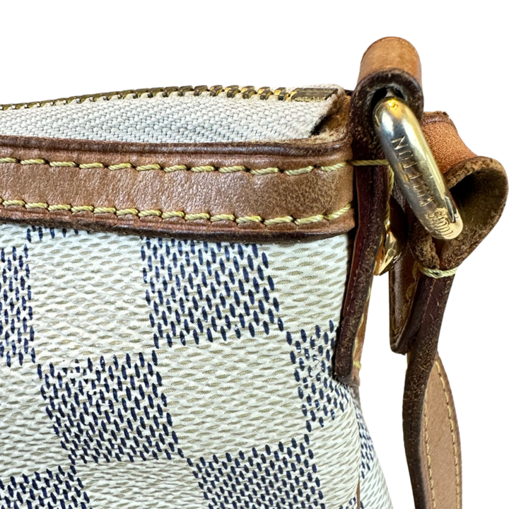 Pre-Owned Louis Vuitton Damier Azur Siracusa PM Crossbody