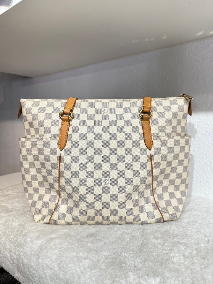 Louis Vuitton Damier Azur Totally Shoulder Bag