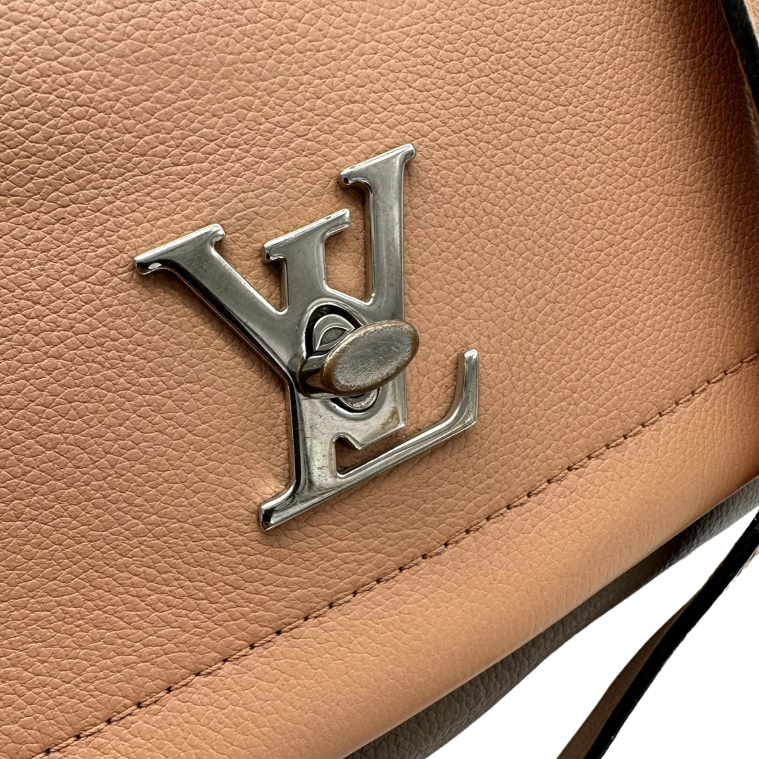 Pre-Owned Louis Vuitton Tri-Color Lockme Shoulder Bag