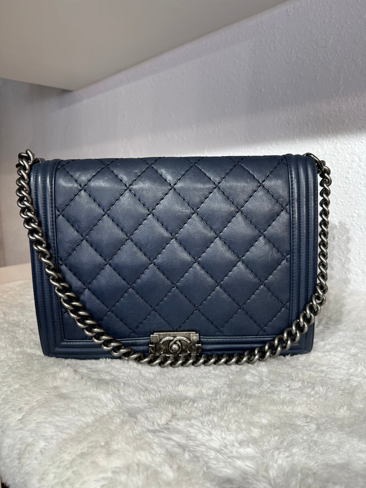 Chanel Navy blue large Bag bag Shoulder bag