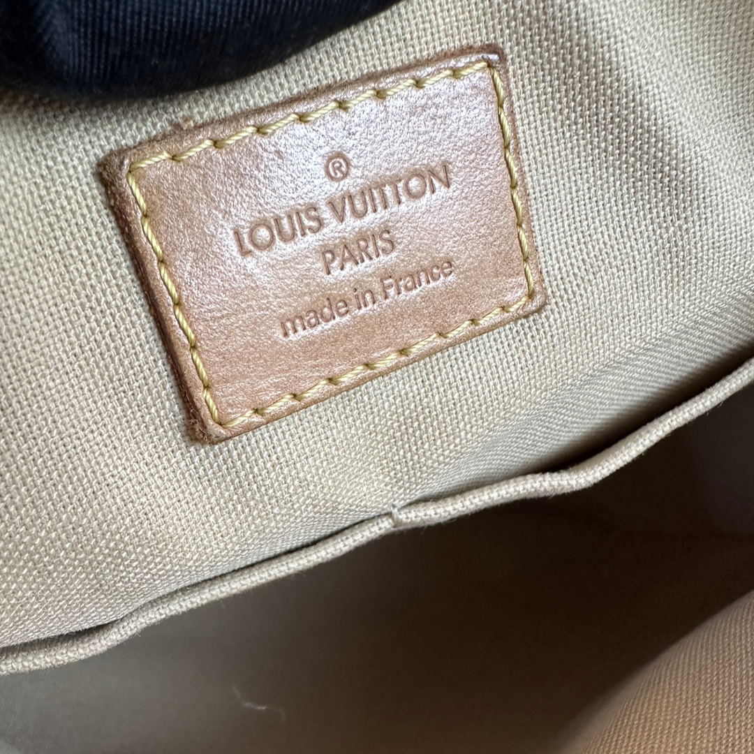 Pre-Owned Louis Vuitton Damier Azur Siracusa PM Crossbody