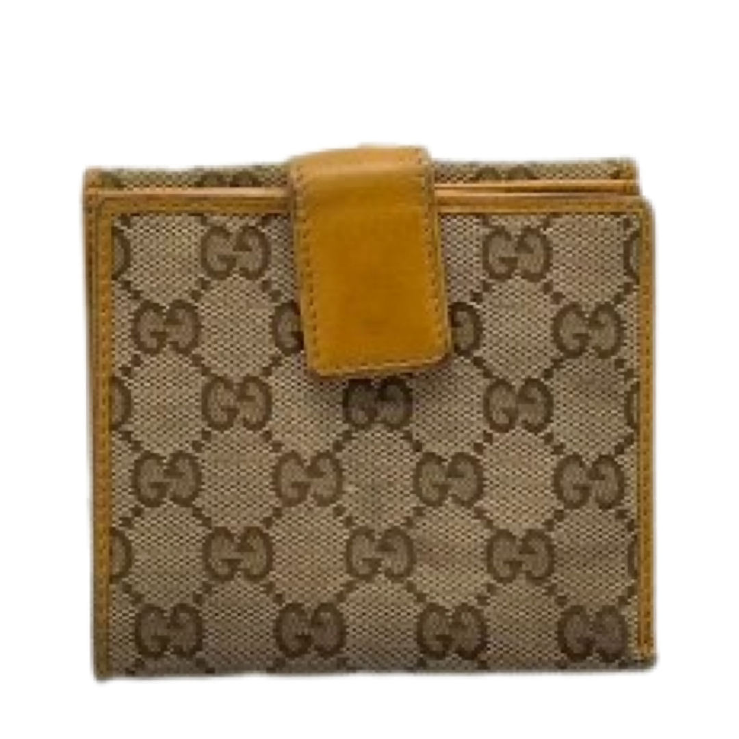 Pre-Owned Gucci GG Logo Supreme Convertible Wallet