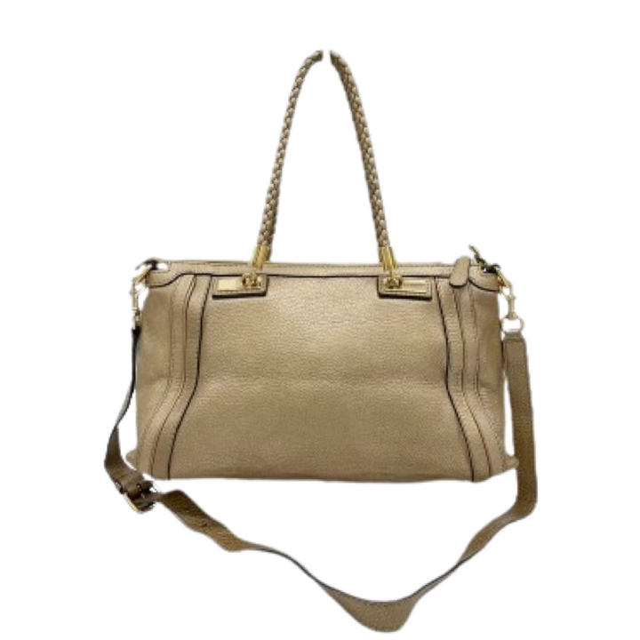 Pre-Owned Gucci Metallic Leather Shoulder Bag