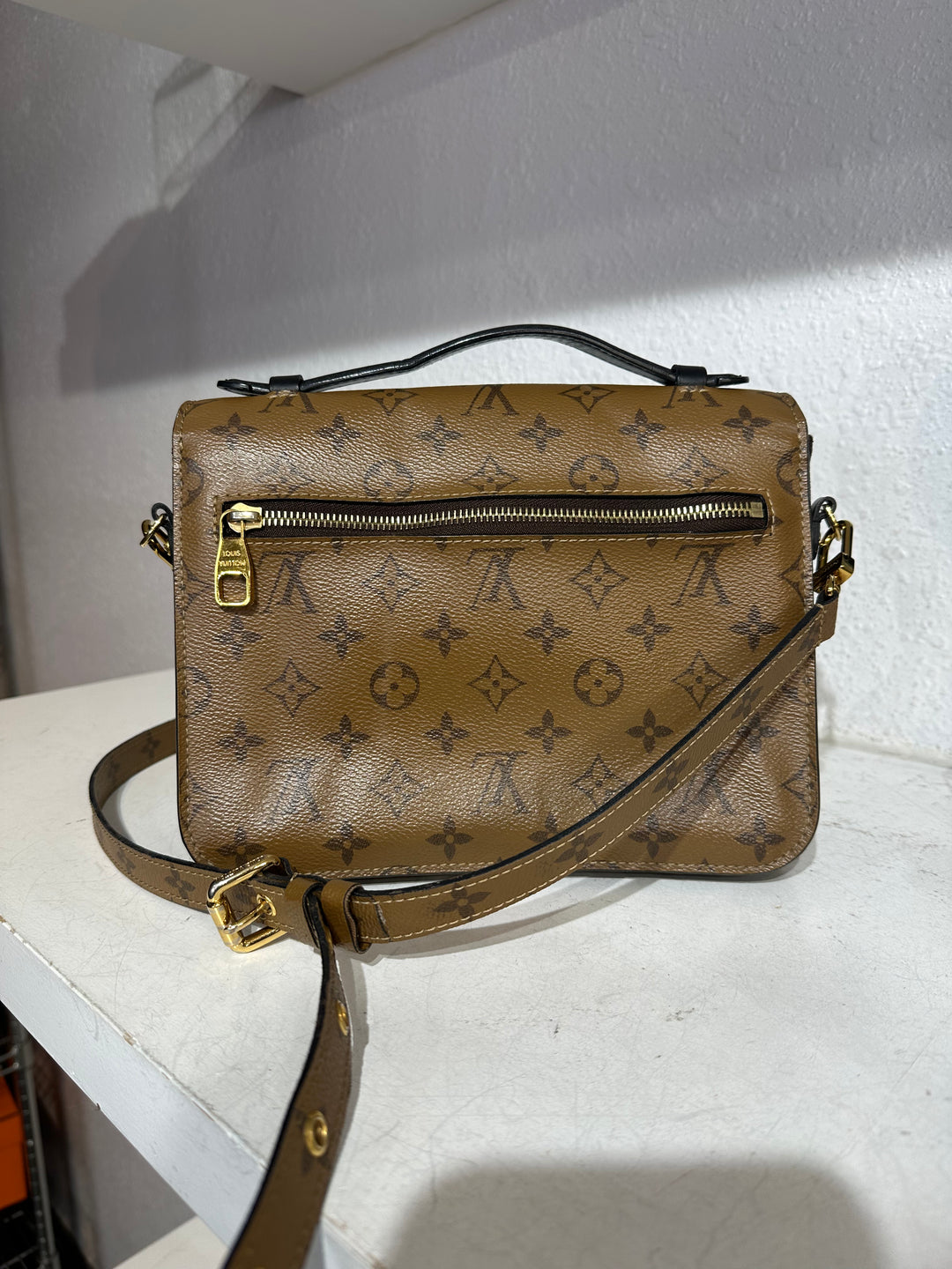 Louis Vuitton Reversible Metis Shoulder Bag Crossbody