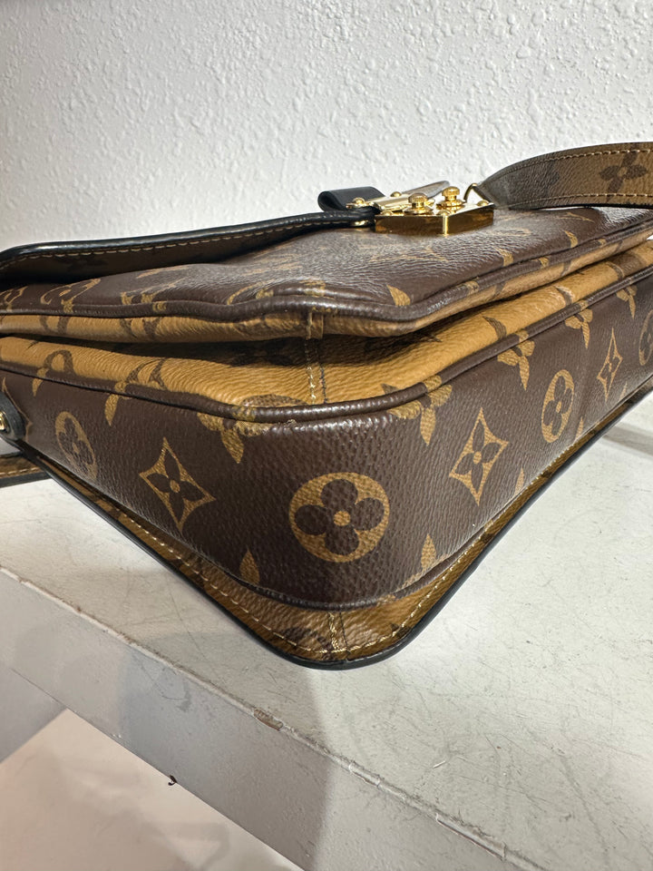 Louis Vuitton Reversible Metis Shoulder Bag Crossbody