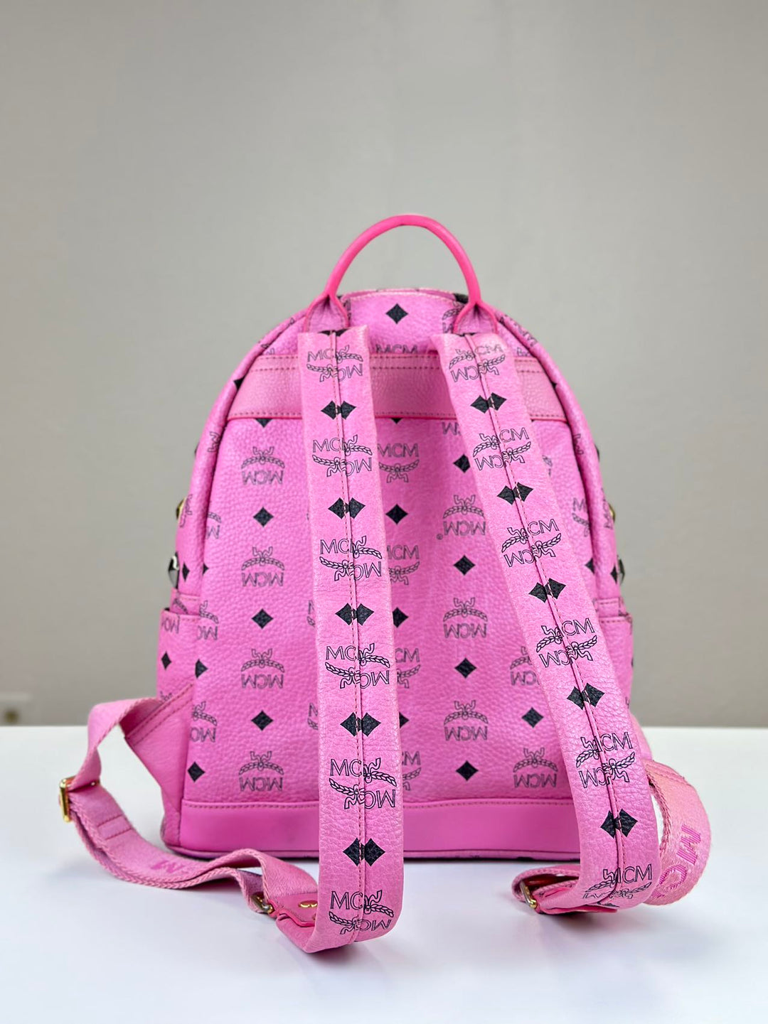 MCM Pink Leather Back