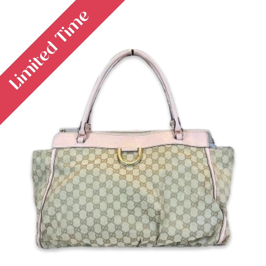 Pre-Owned Gucci GG Logo Supreme Large Totes Shoulder Bag