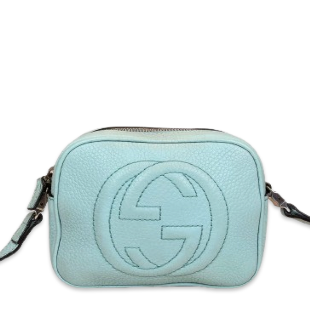 Pre-Owned Gucci GG Logo Soho Disco Shoulder Bag Crossbody