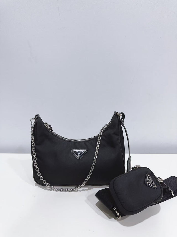 Prada black shoulder bag