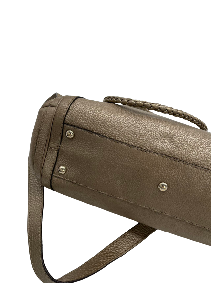 Preloved Gucci Metallic Leather Shoulder Bag
