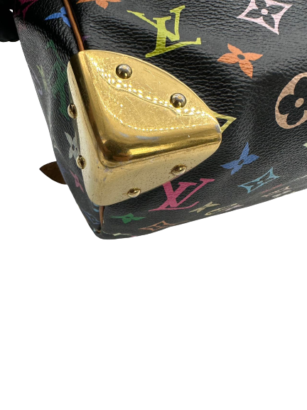 Preloved Louis Vuitton Multicolor Speedy 30 Satchel Handbag