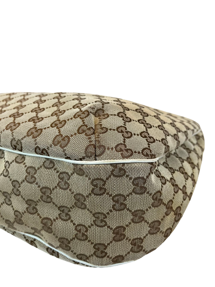 Preloved Gucci GG Logo Supreme Shoulder Bag Totes