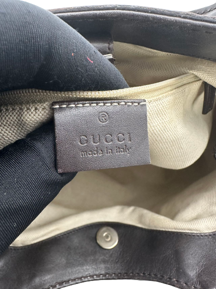 Pre-Owned Gucci GG Logo Supreme Sukey Totes Satchel