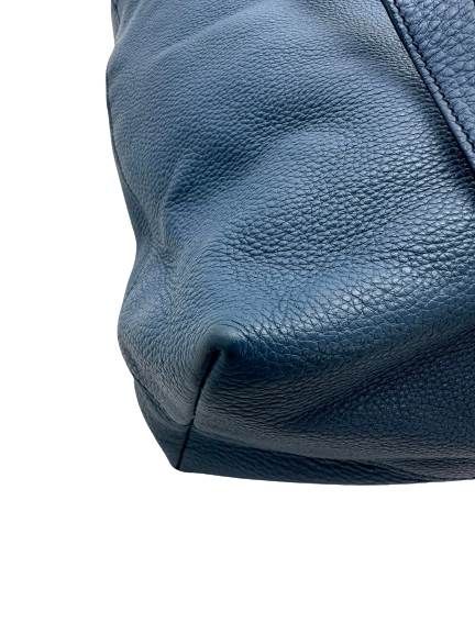 Pre-Owned Prada Blue Leather Large Totes Shoulder Bag Crossbody