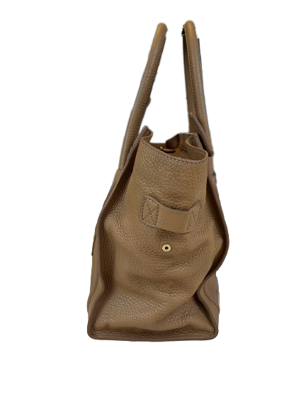 Preloved Celine Brown Leather Mini Luggage Satchel Handbag