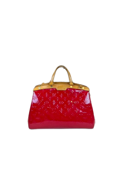 Preloved Louis Vuitton Patent Leather Brea MM Satchel Handbag