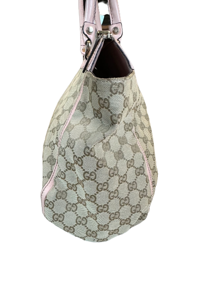 Pre-Owned Gucci GG Logo Supreme Large Totes Shoulder Bag