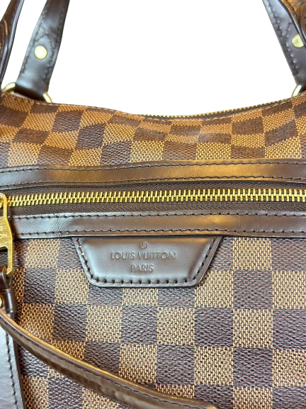 Preloved Louis Vuitton Damier Ebene Evora Shoulder Bag Tote