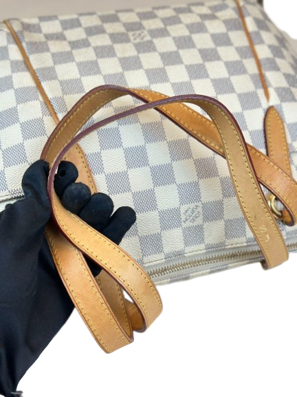 Preloved Louis Vuitton Damier Azur Totally PM Shoulder Bag Totes