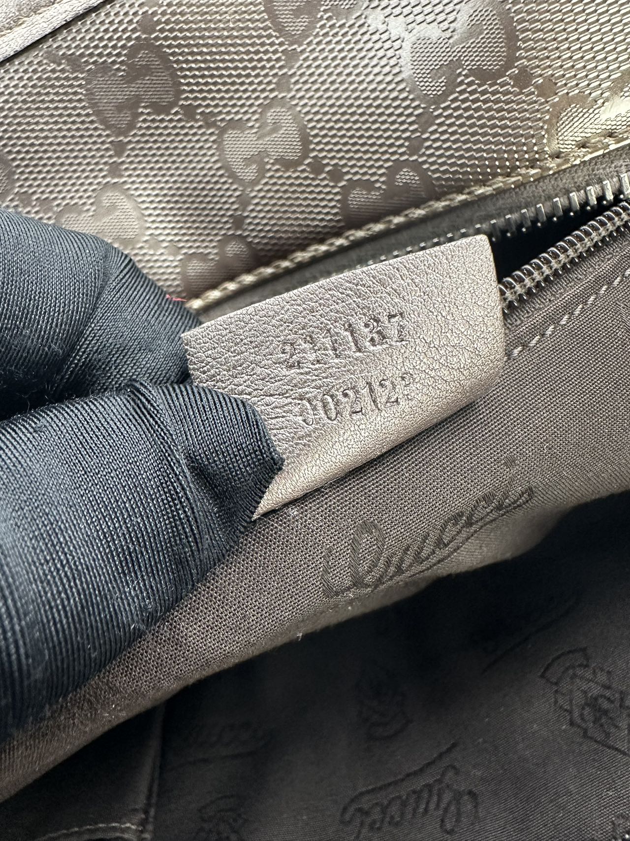 Preloved Gucci GG Logo Printed Large Totes Shoulder Bag
