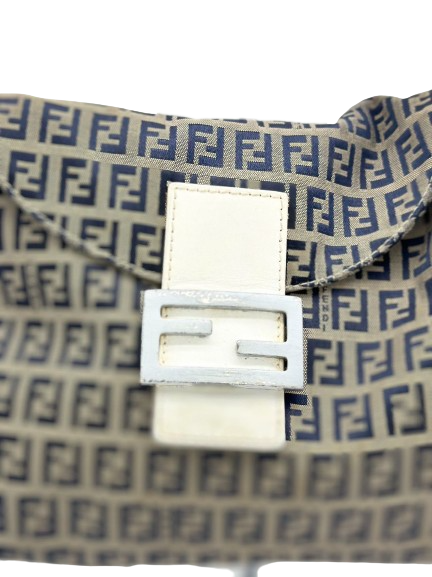 Pre-Owned Fendi F Signature Logo Shoulder Bag Totes