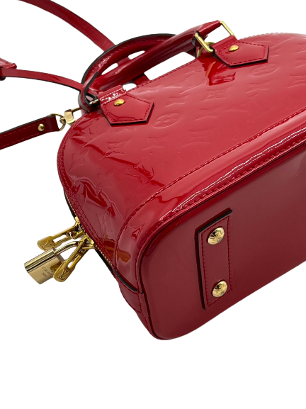 Preloved Louis Vuitton Monogram Vernis Alma BB Shoulder Bag