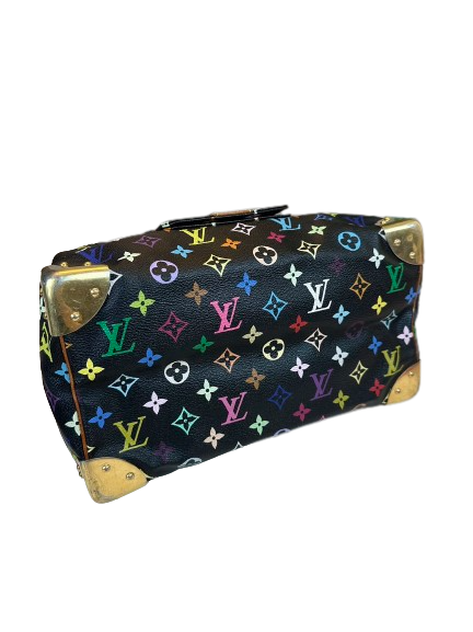 Preloved Louis Vuitton Multicolor Speedy 30 Satchel Handbag