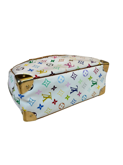 Preloved Louis Vuitton Multicolor Trouville Satchel Handbag