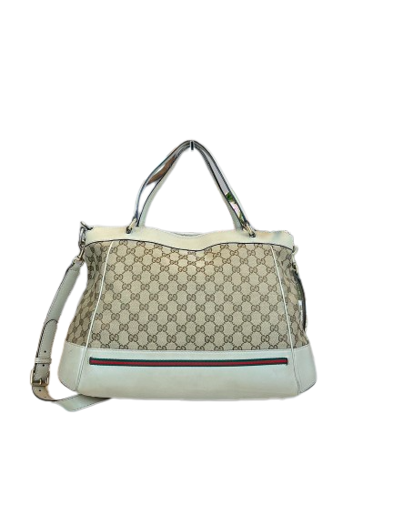 Preloved Gucci GG Logo Supreme Shoulder Bag Satchel