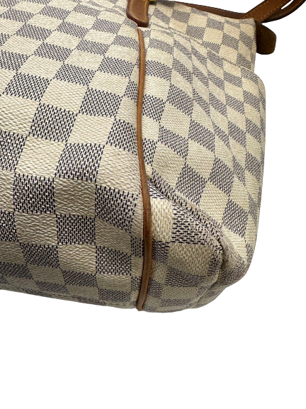 Preloved Louis Vuitton Damier Azur Totally MM Tote Shoulder Bag