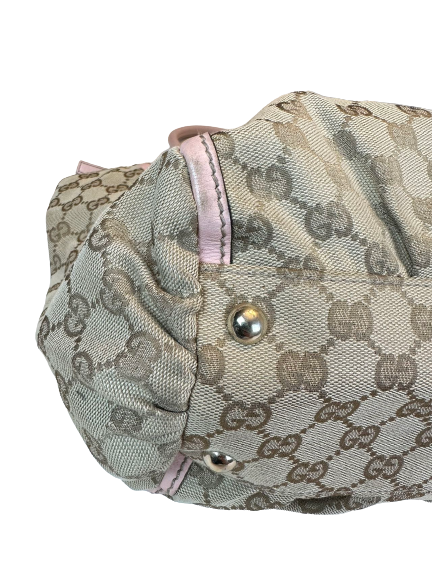 Pre-Owned Gucci GG Logo Supreme Large Totes Shoulder Bag