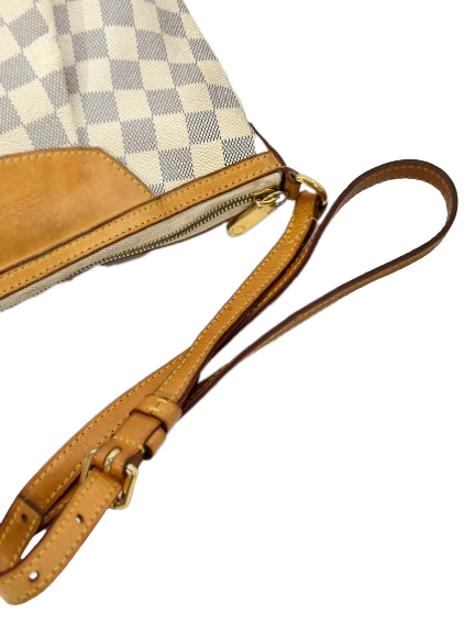 Preloved Louis Vuitton Damier Azur Siracusa Shoulder Bag Crossbody