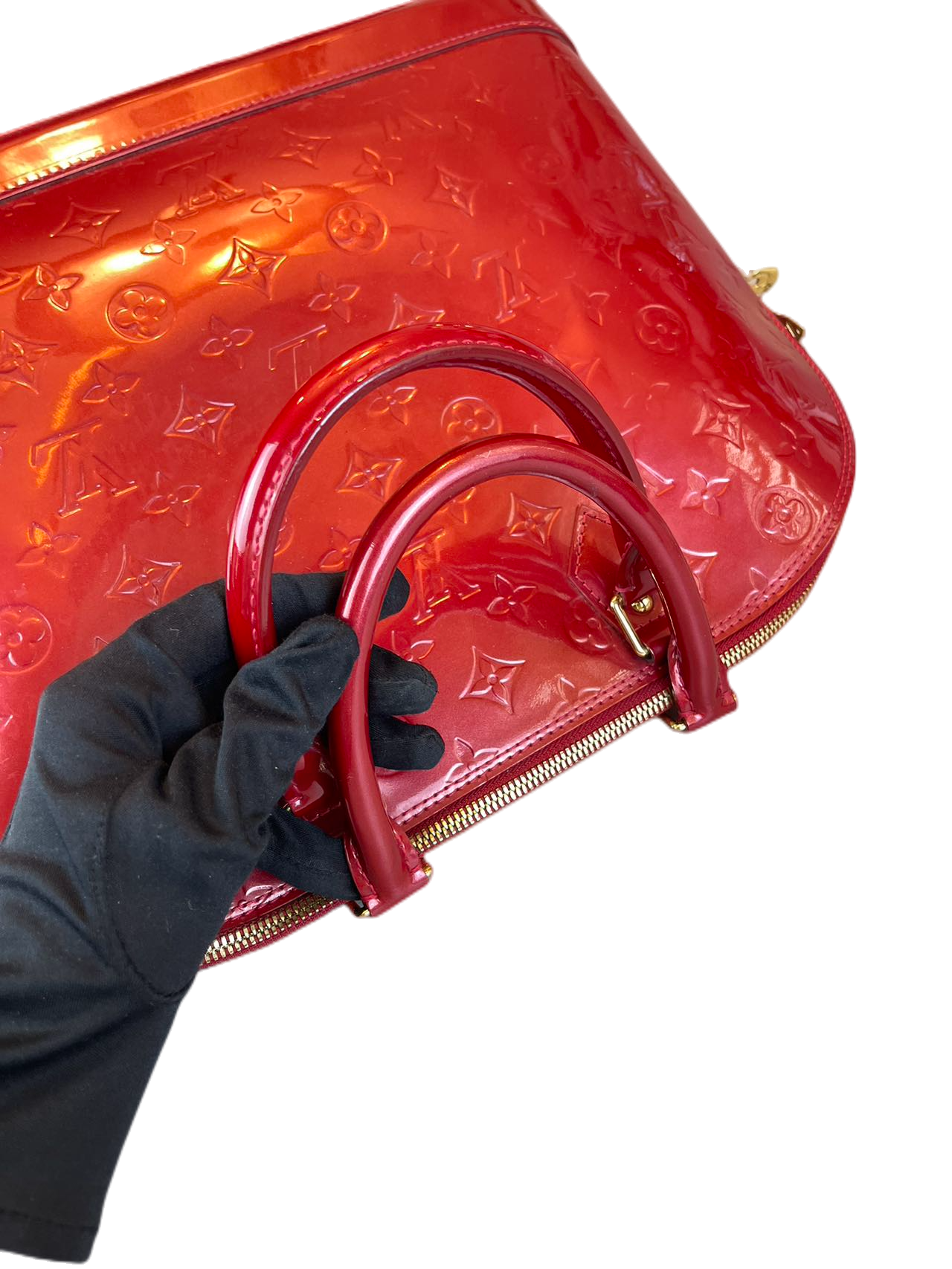 Preloved Louis Vuitton Patent Leather Alma GM Satchel
