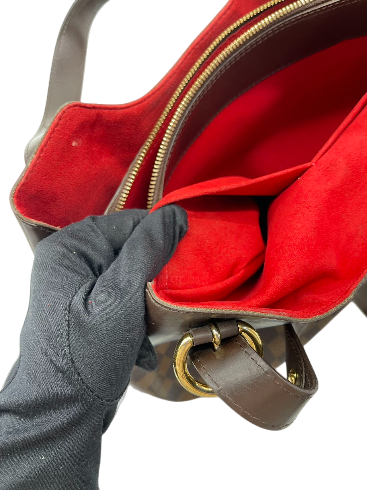 Preloved Louis Vuitton Damier Ebene Sistina Shoulder Bag Totes