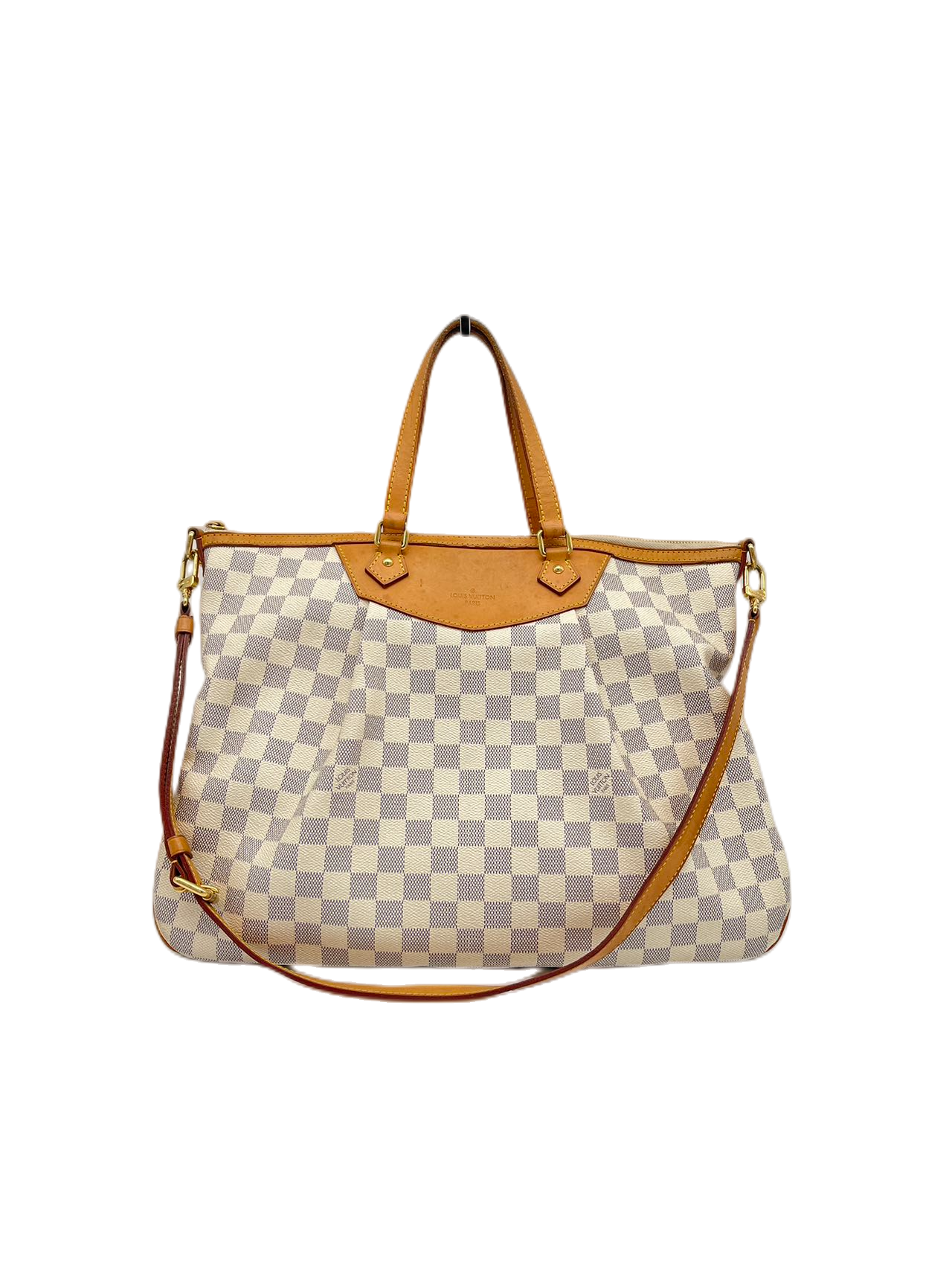 Preloved Louis Vuitton Damier Azur Siracusa Shoulder Bag