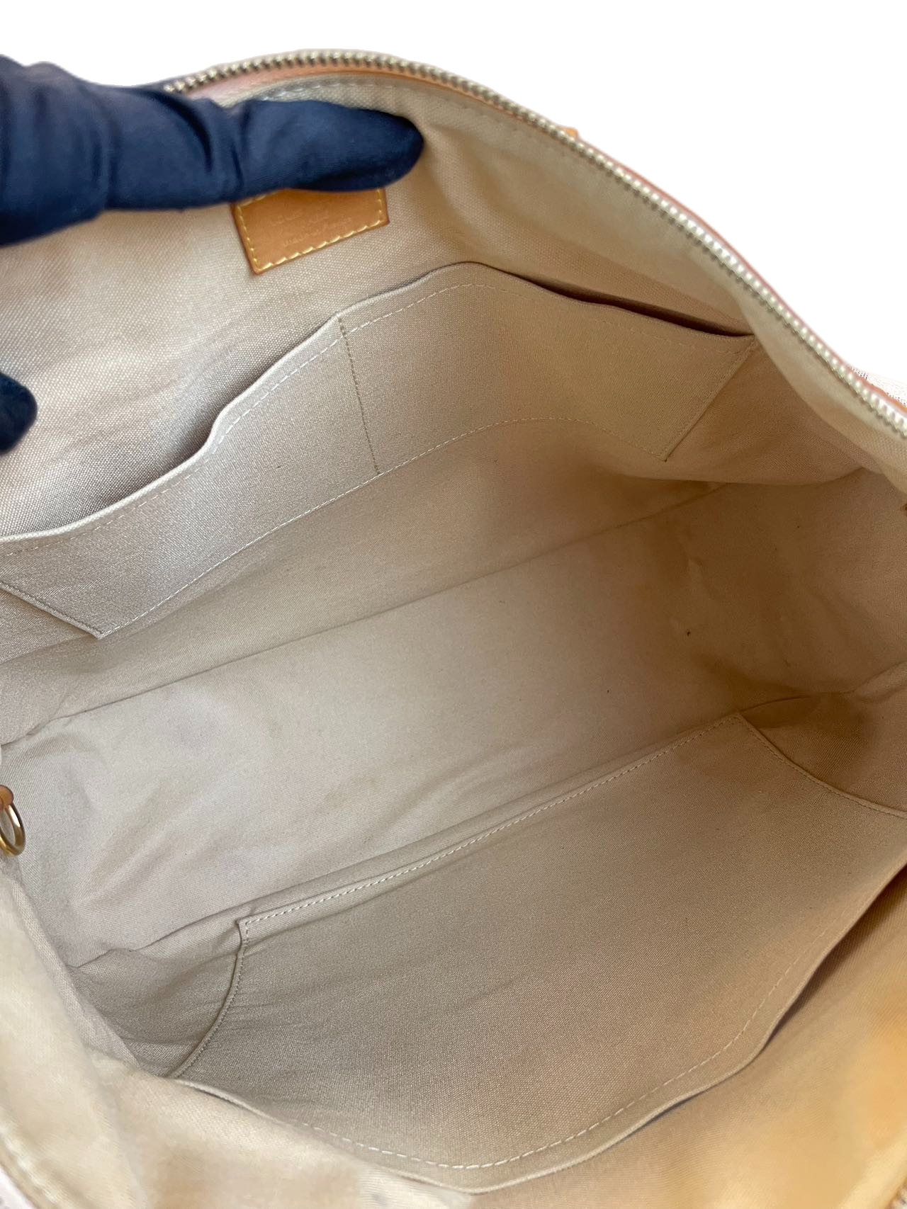 Preloved Louis Vuitton Damier Azur Siracusa GM Shoulder Bag