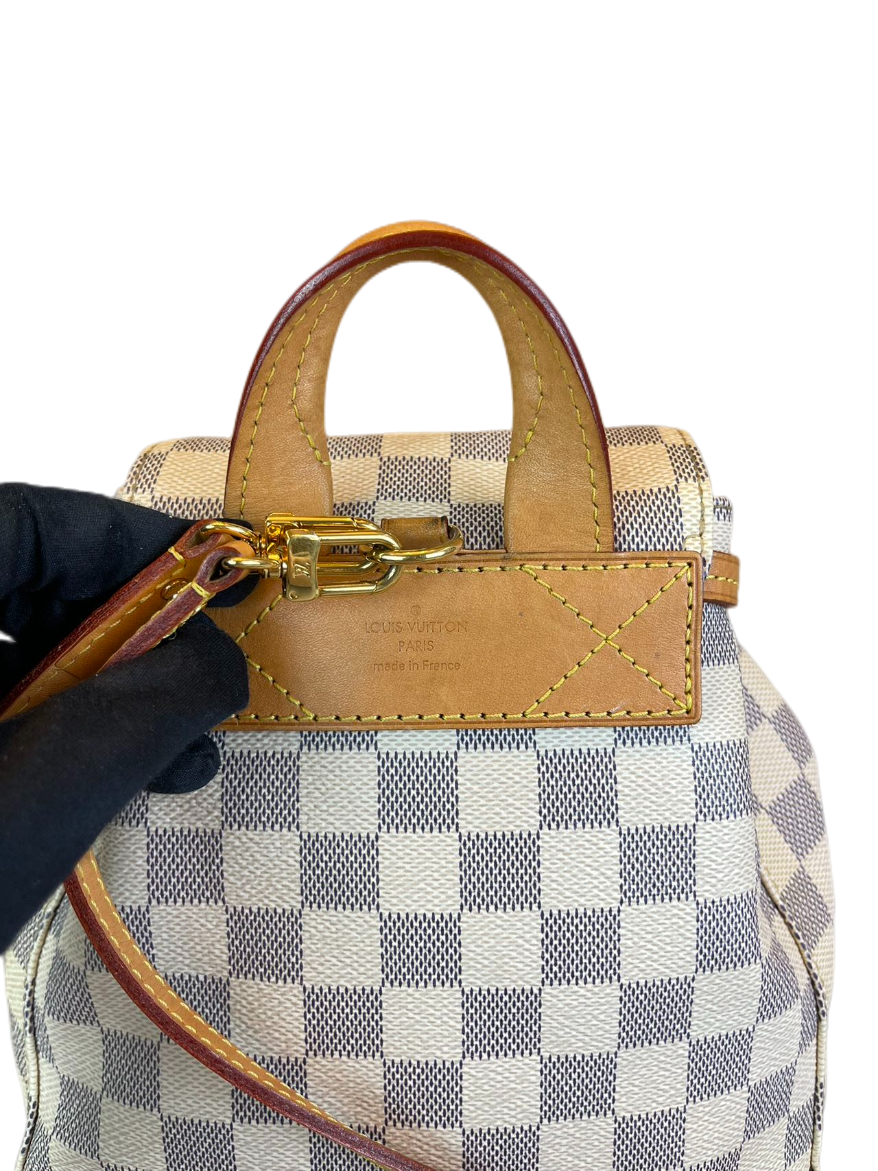 Preloved Louis Vuitton Damier Azur Sperone BB Backpack