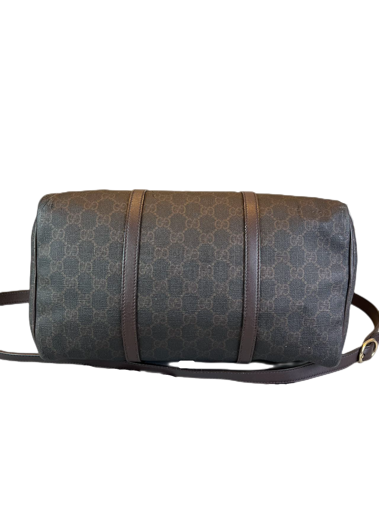 Preloved Gucci GG Logo Printed Boston Bag Shoulder Bag Crossbody