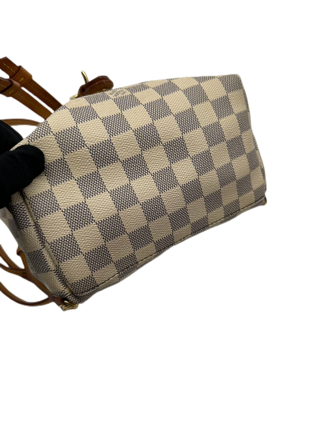 Pre-Owned Louis Vuitton Damier Azur Sperone BB Backpack – TheLuxuryStore