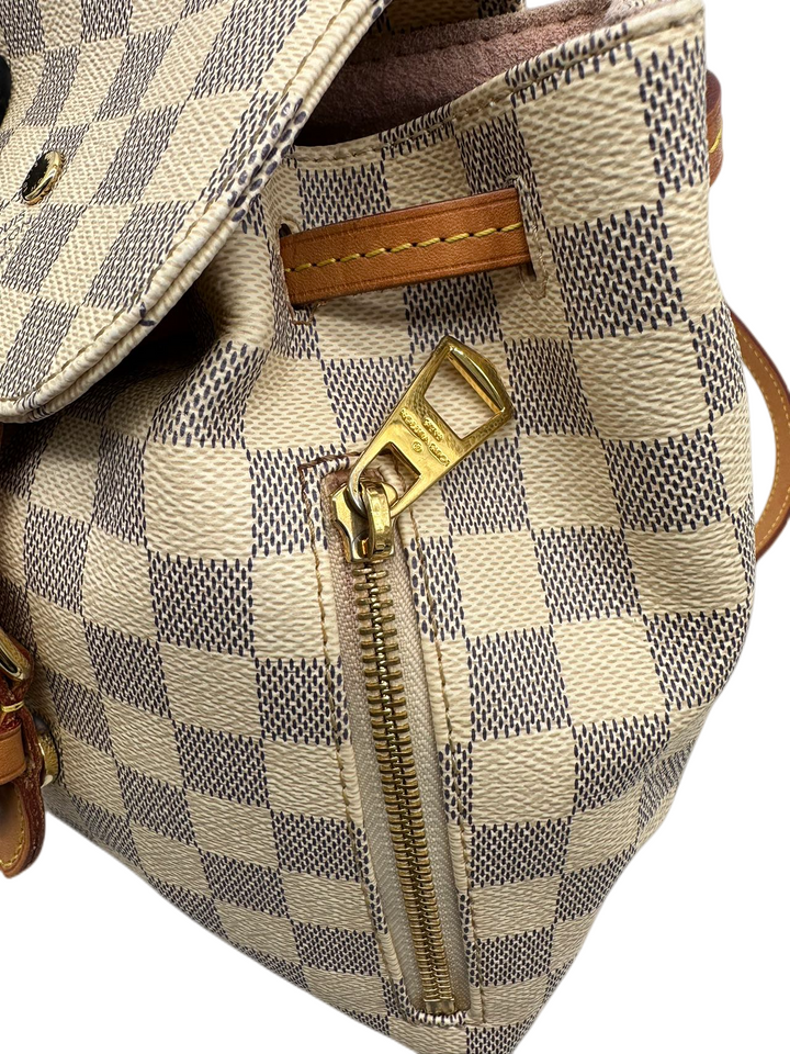 Pre-Owned Louis Vuitton Damier Azur Sperone BB Backpack