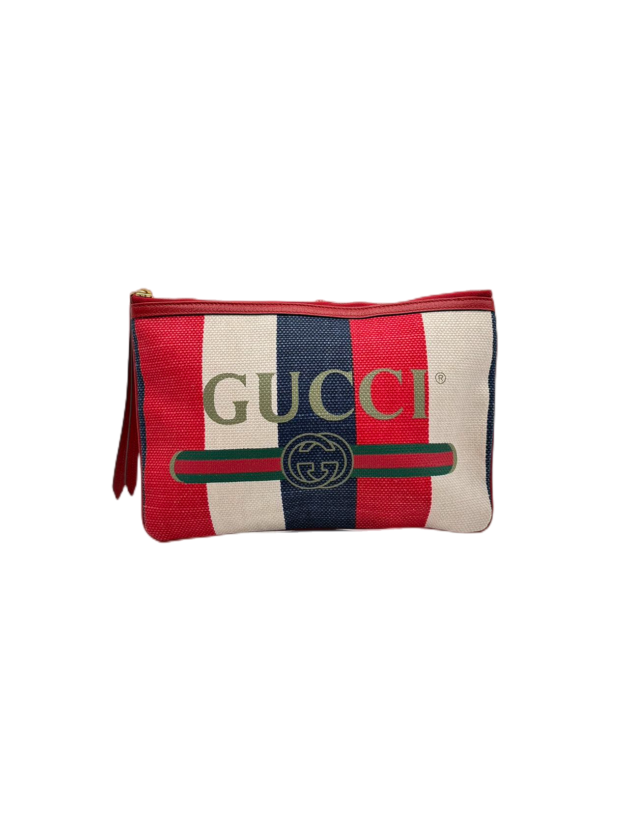 Preloved Gucci GG Logo Clutch Handbag