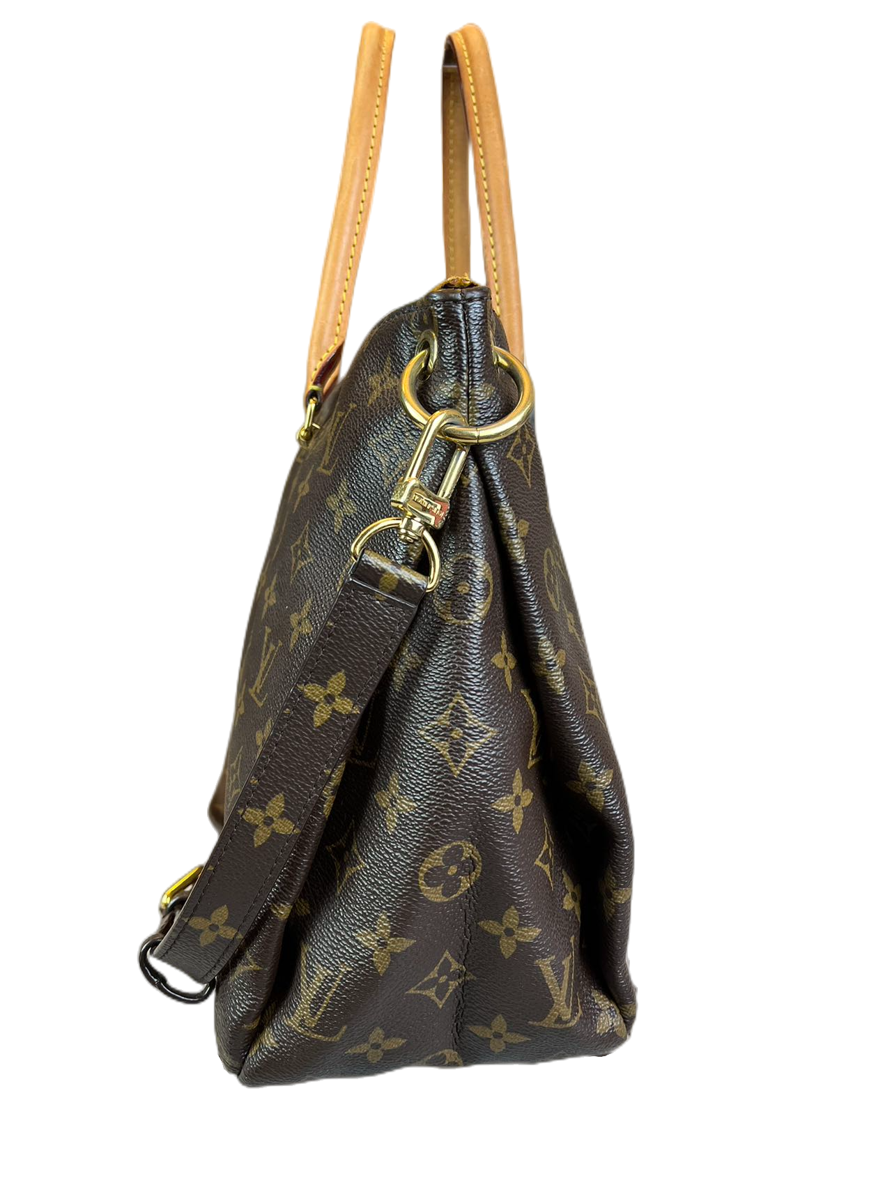 Preloved Louis Vuitton Monogram Canvas Pallas MM Shoulder Bag