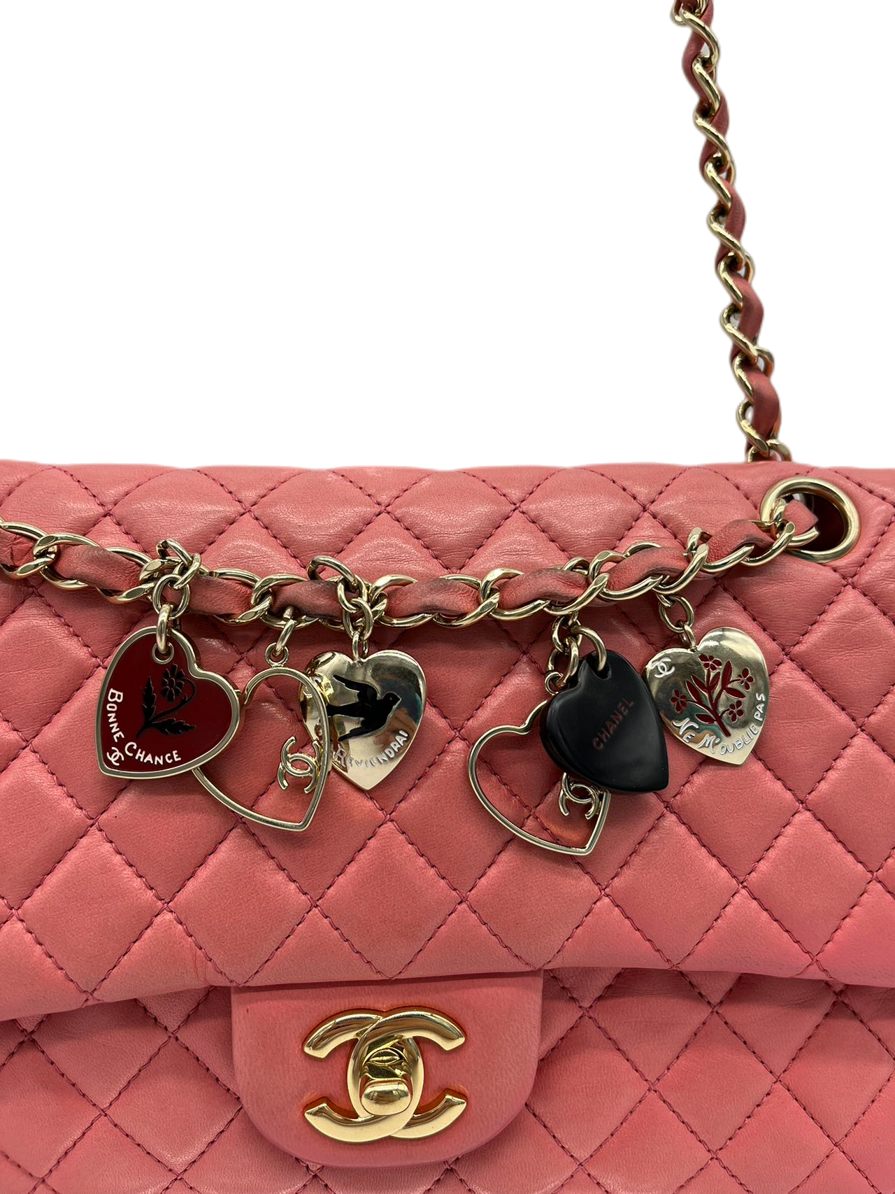Preloved Chanel Timeless Classic Valentine Flap Shoulder Bag