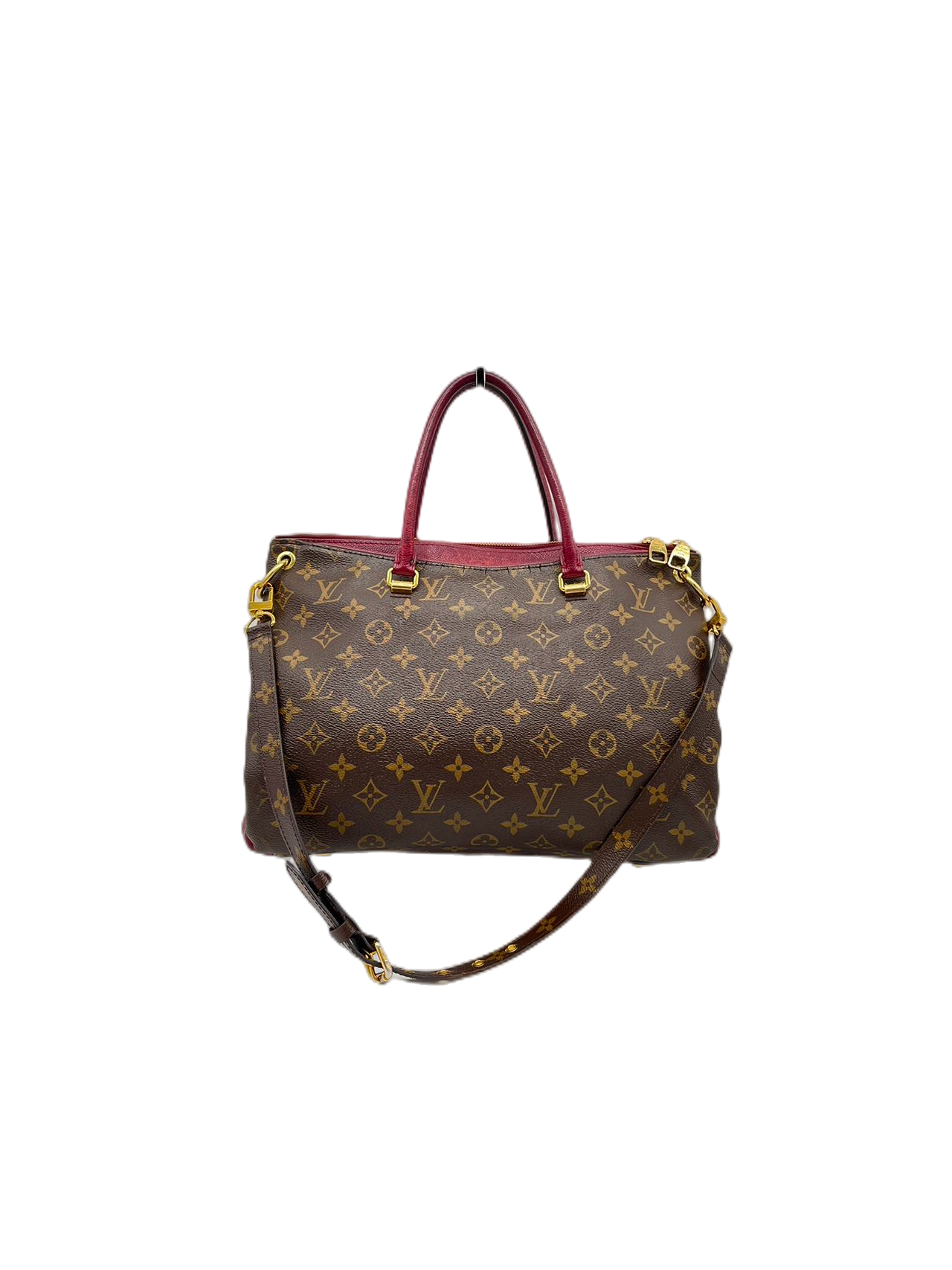Preloved Louis Vuitton Monogram Canvas Pallas MM Shoulder Bag