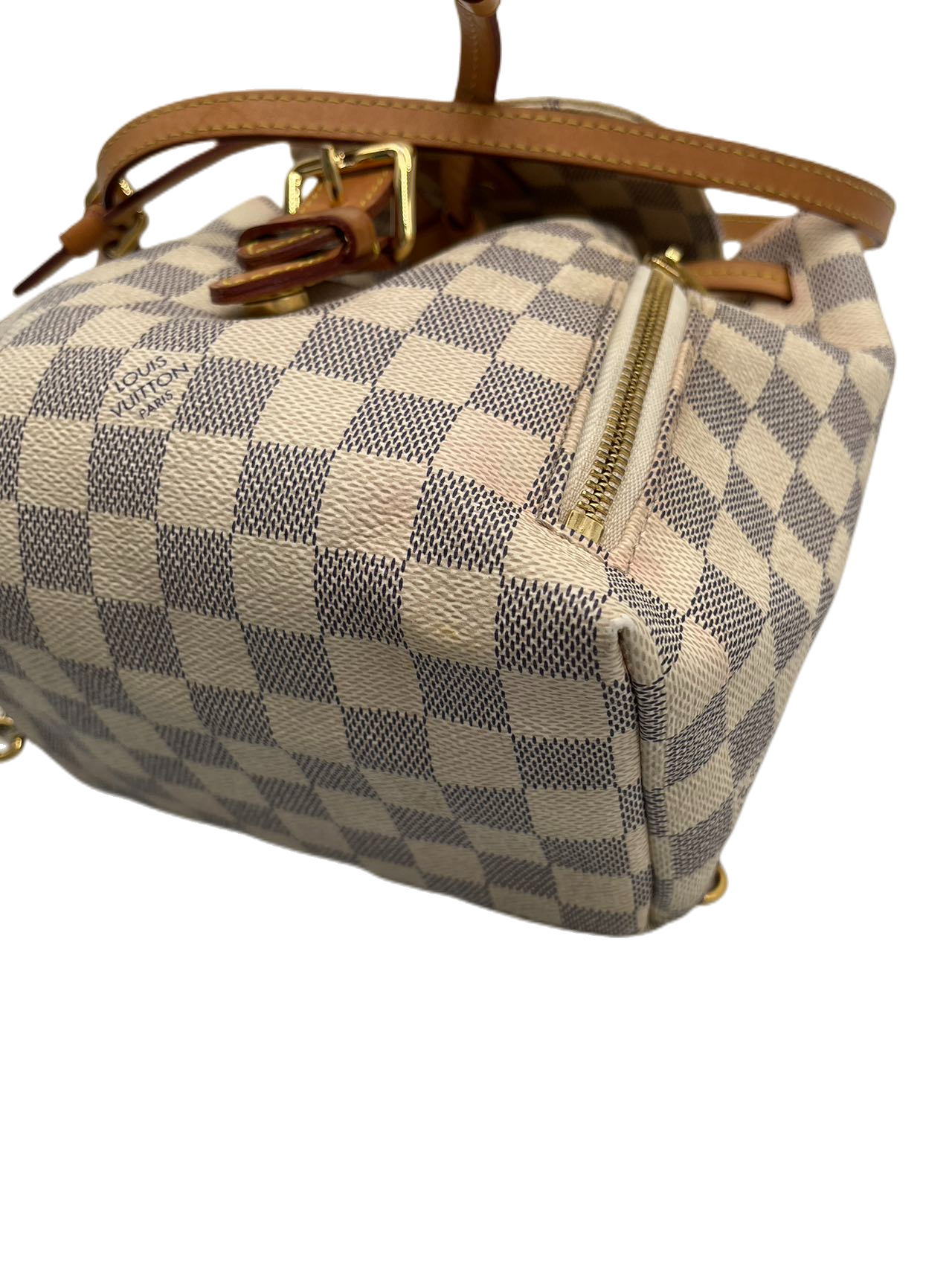 Preloved Louis Vuitton Damier Azur Sperone BB Backpackv