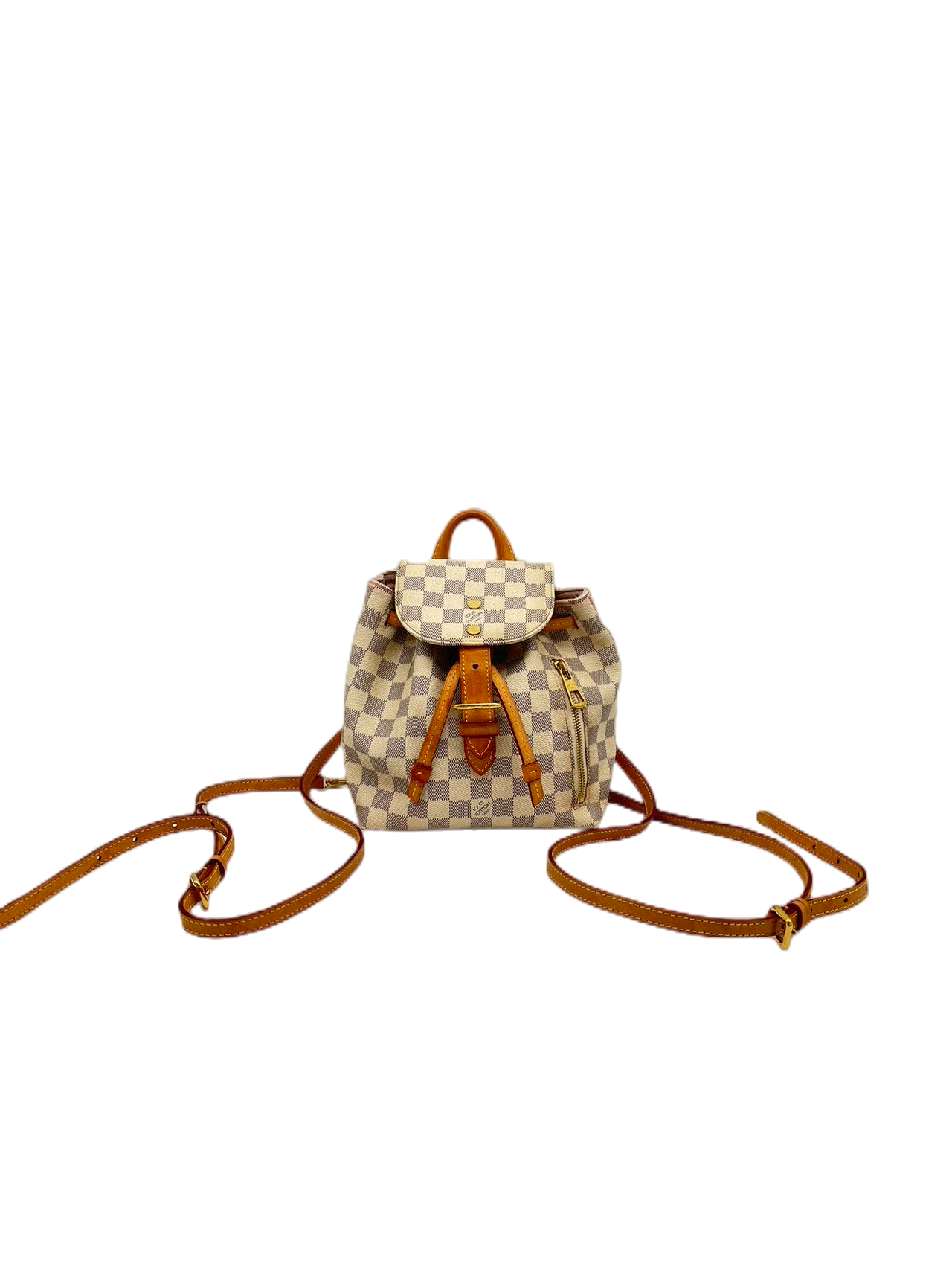 Preloved Louis Vuitton Damier Azur Sperone BB Backpackv