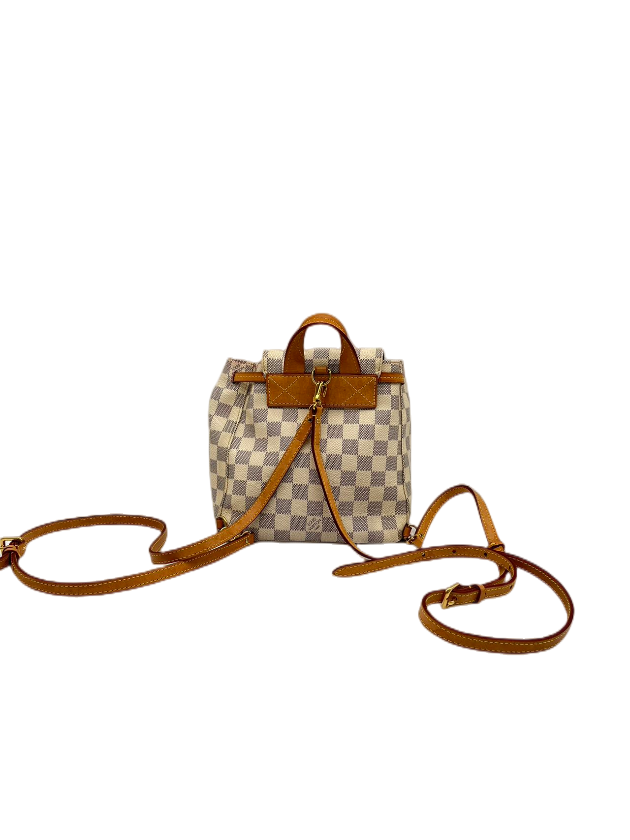 Preloved Louis Vuitton Damier Azur Sperone BB Backpackv